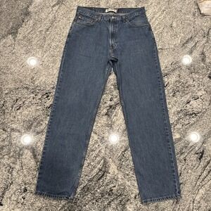 Levi's 550 Men's Jeans 34x34 Relaxed Fit Blue Denim Classic Style #946
